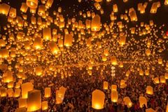 Tháng 11, Thái Lan hóa miền cổ tích trong lễ hội thả đèn trời